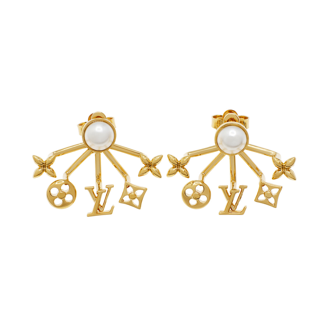 Exclusive Louis Vuitton Cruiser Earrings — Front View