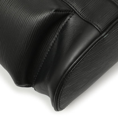 Exclusive Louis Vuitton Black Epi Christopher Backpack PM — Detail View