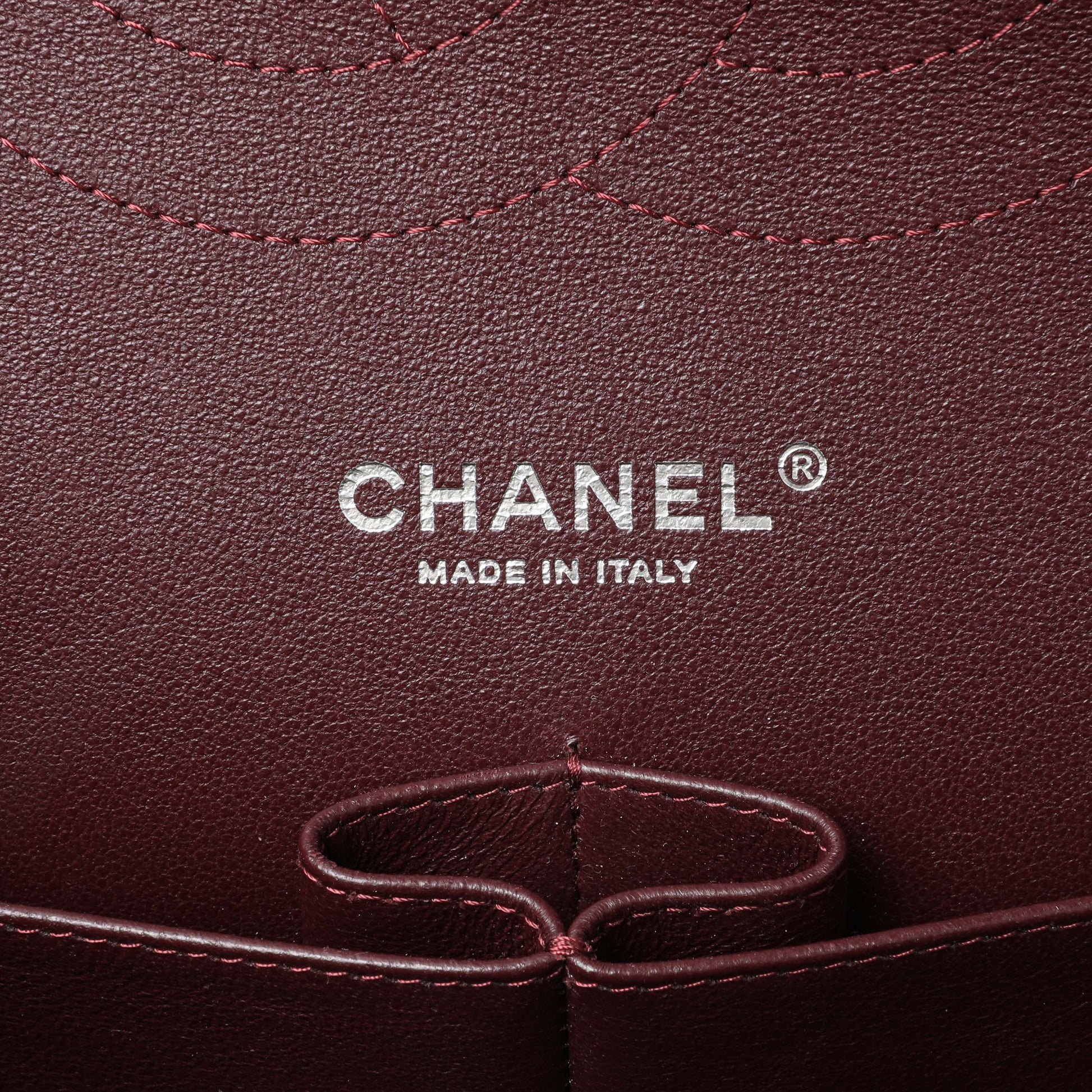 Exclusive Chanel Black Caviar Jumbo Classic Double Flap — Detail View