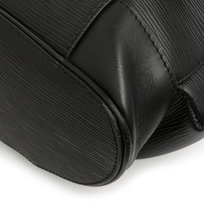 Exclusive Louis Vuitton Black Epi Christopher Backpack PM — Alternate View 9