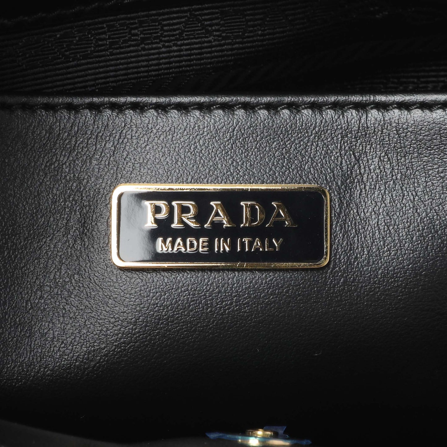 Exclusive Prada Black Floral Spazzolato Cleo Bag — Alternate View 7