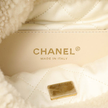 Exclusive Chanel Shearling Mini Chanel 22 — Detail View
