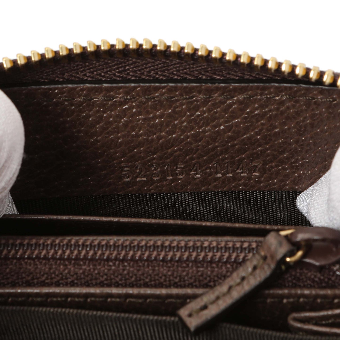 Exclusive Gucci GG Supreme Monogram Web Ophidia Zip Around Wallet — Lifestyle View
