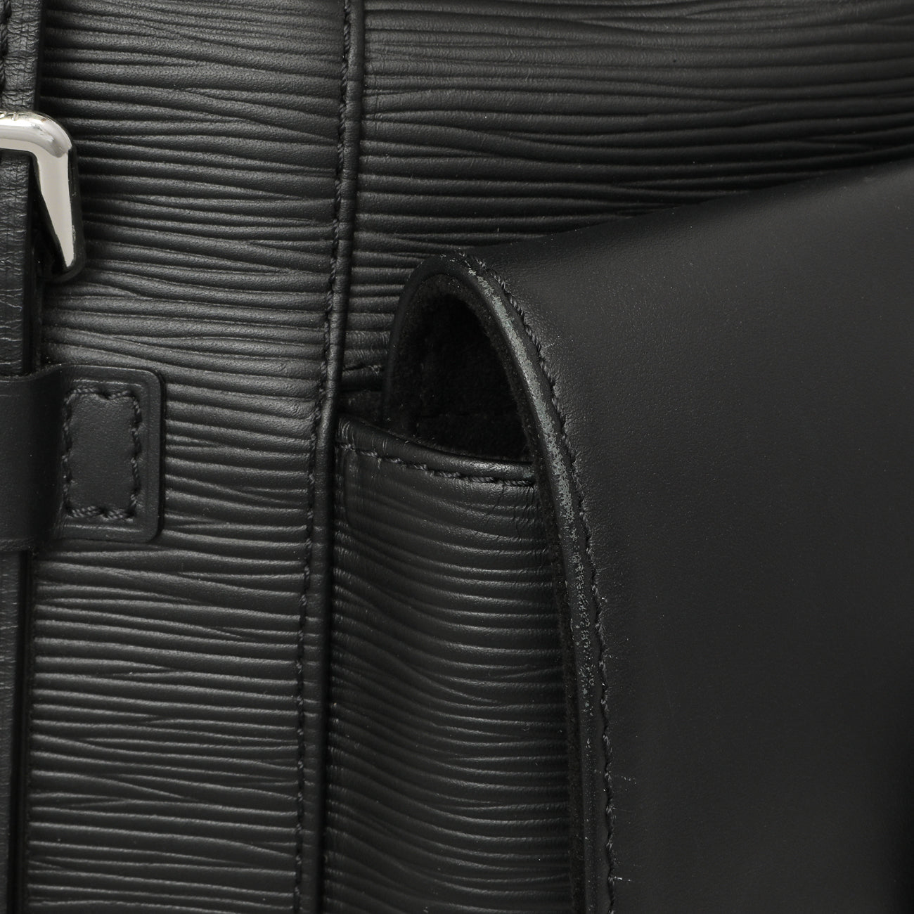 Exclusive Louis Vuitton Black Epi Christopher Backpack PM — Alternate View 11