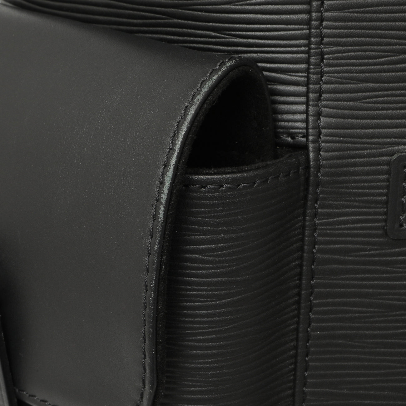 Exclusive Louis Vuitton Black Epi Christopher Backpack PM — Alternate View 10