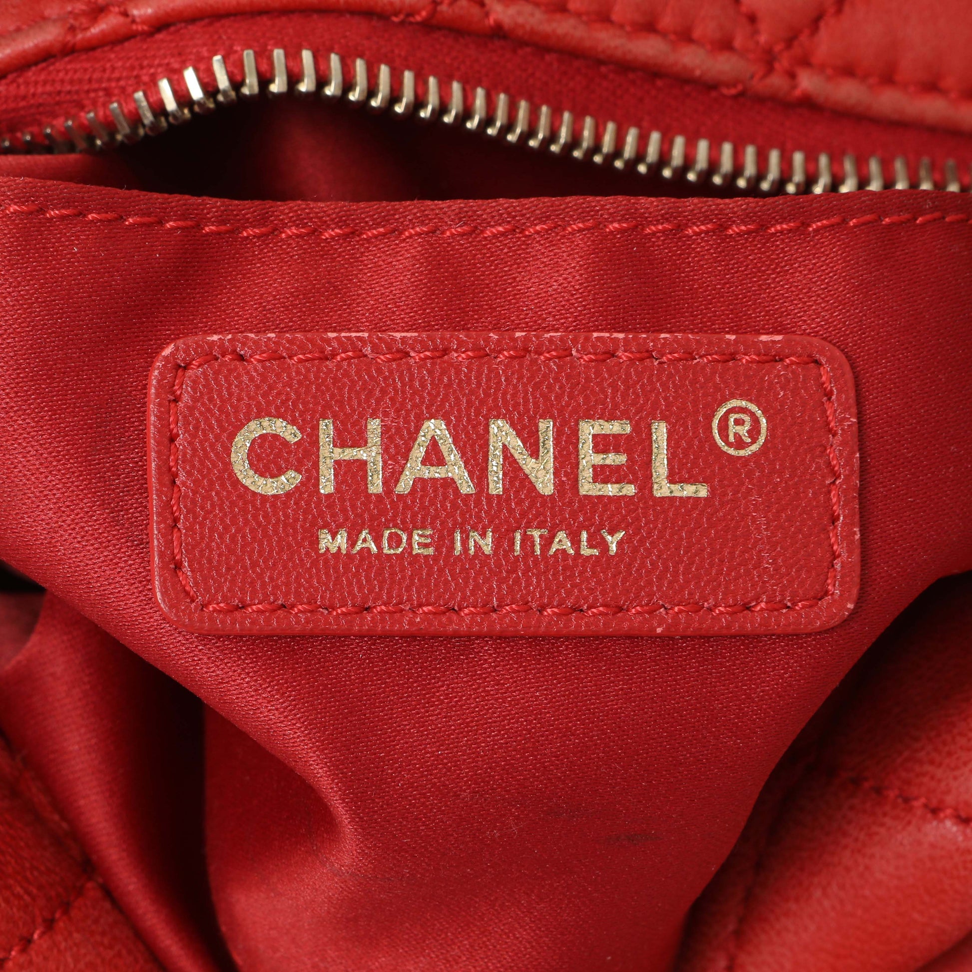 Exclusive Chanel Red Quilted Lambskin Small Hobo — Alternate View 10