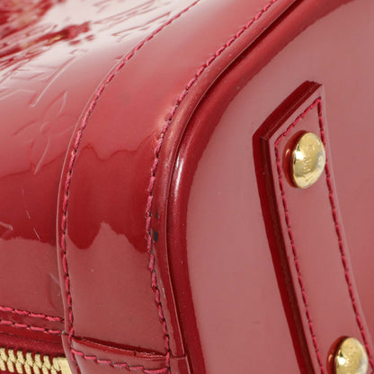 Exclusive Louis Vuitton Red Vernis Alma BB — Top View