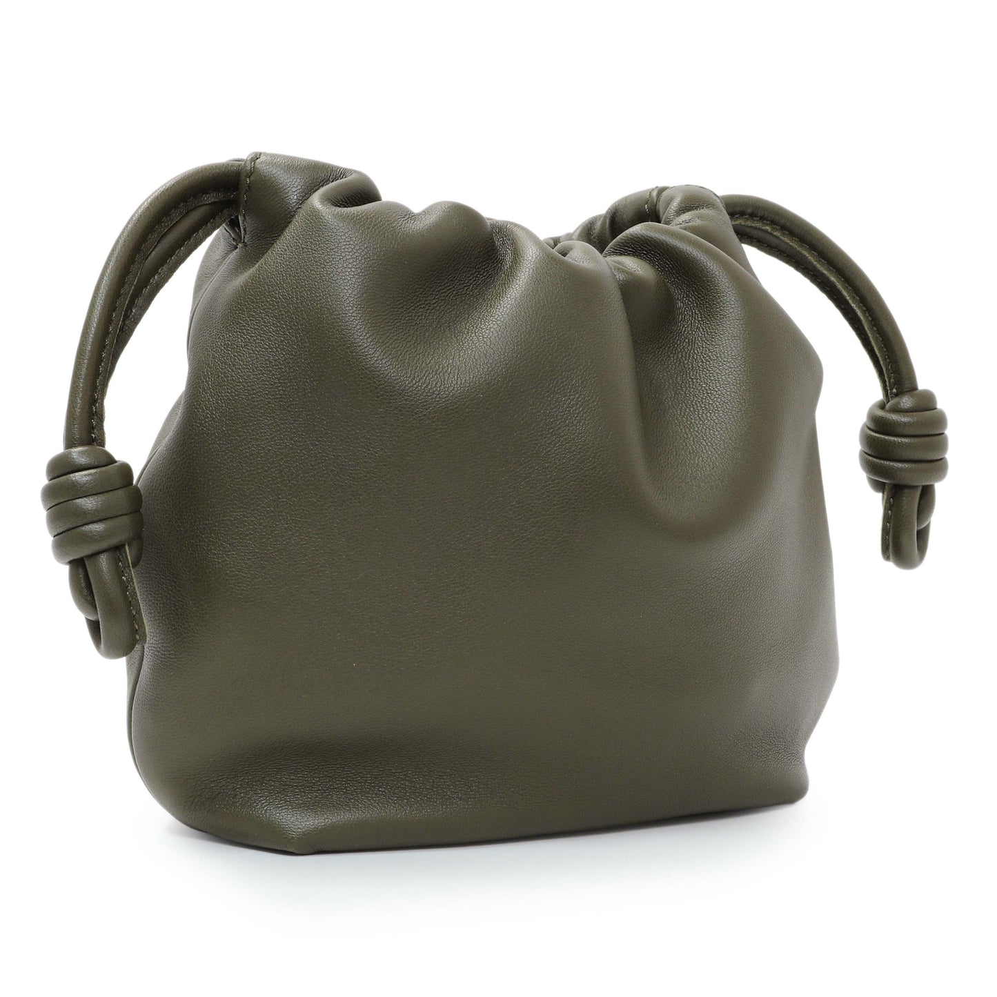 Exclusive Loewe Donut Chain Mini Flamenco Knot Clutch — Side View