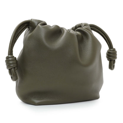 Exclusive Loewe Donut Chain Mini Flamenco Knot Clutch — Side View