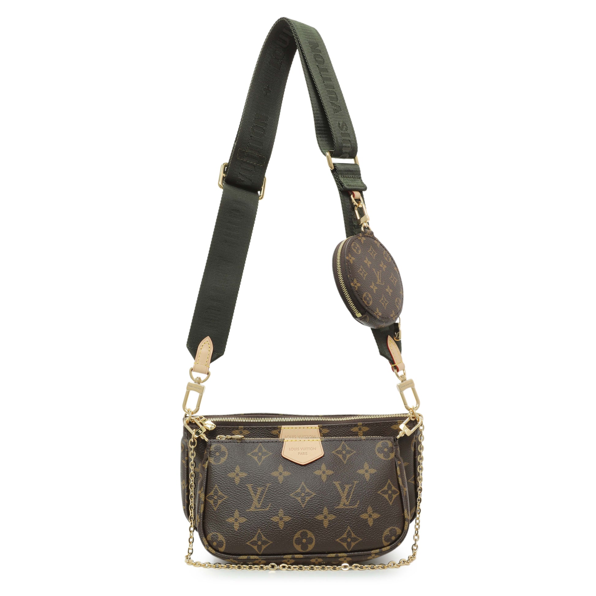 Exclusive Louis Vuitton Monogram Multi Pochette Accessories — Front View