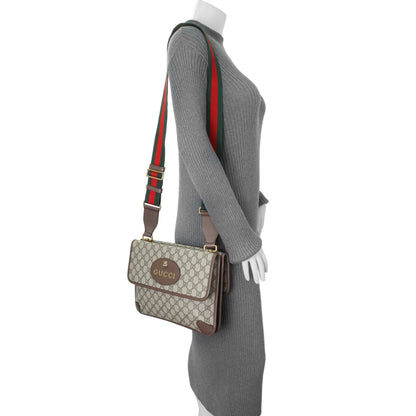 Exclusive Gucci GG Supreme Monogram Web Neo Vintage Messenger Bag — Alternate View 13