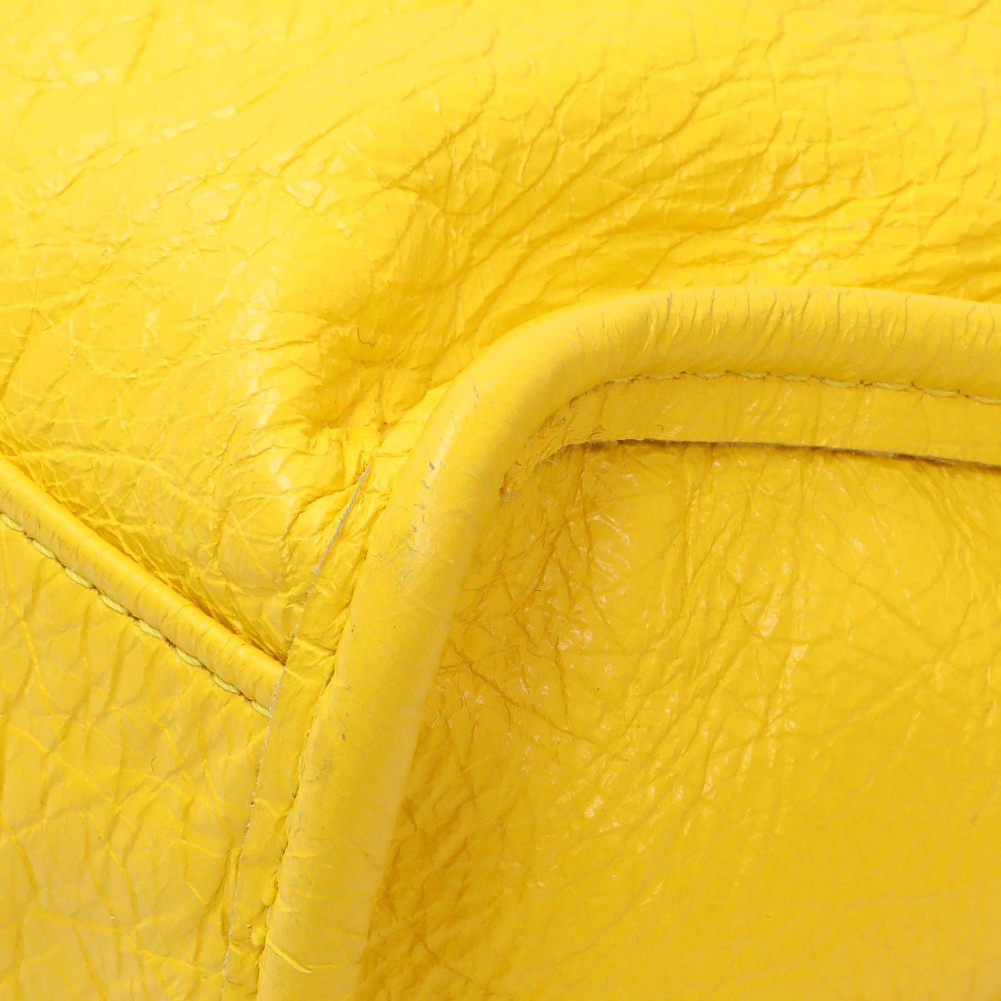 Exclusive Balenciaga Yellow Agneau Classic Hardware Mini City — Alternate View 7