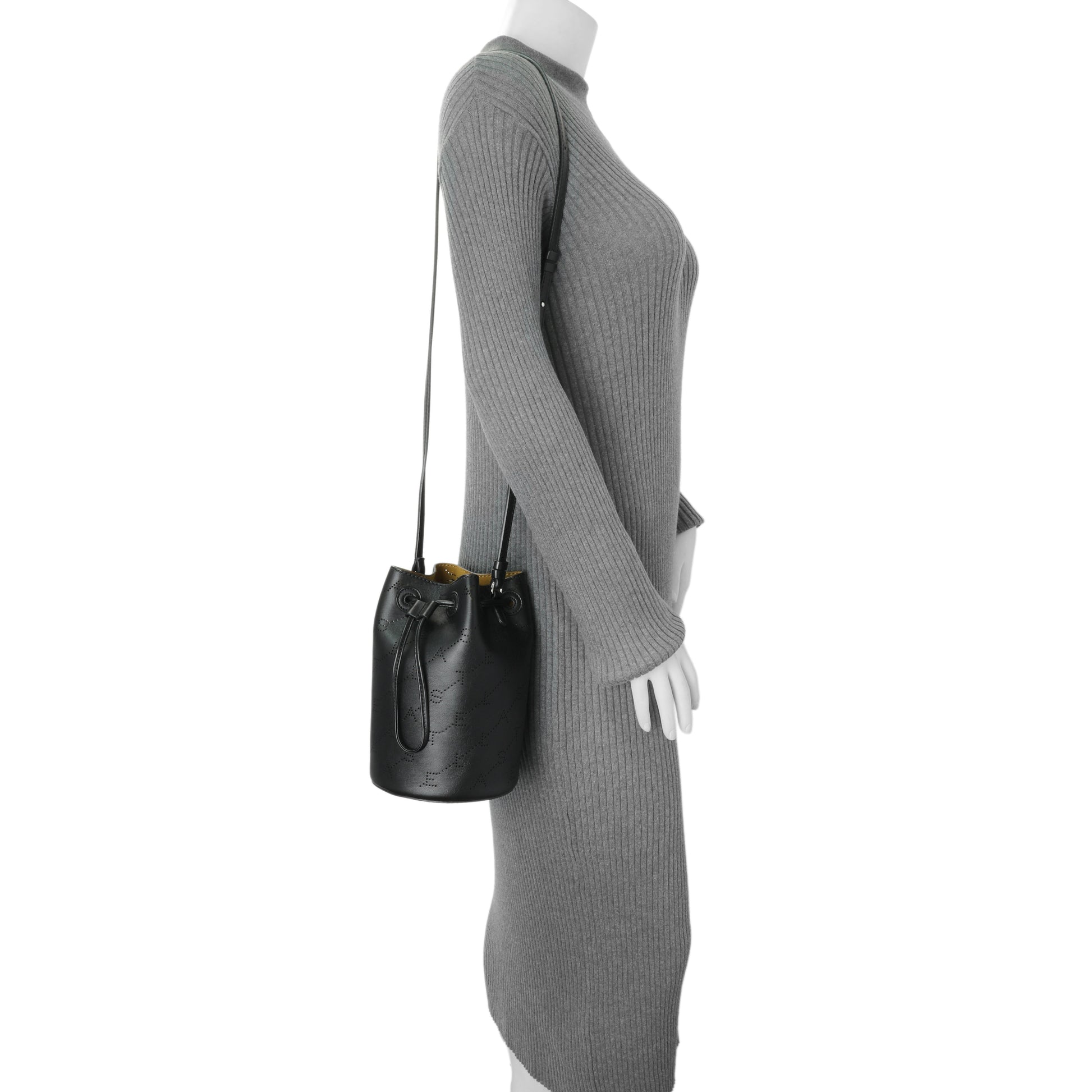 Exclusive Stella McCartney Perforated Eco Alter Nappa Mini Bucket Bag — Alternate View 7