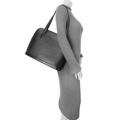 Exclusive Louis Vuitton Black Epi Lussac — Alternate View 11