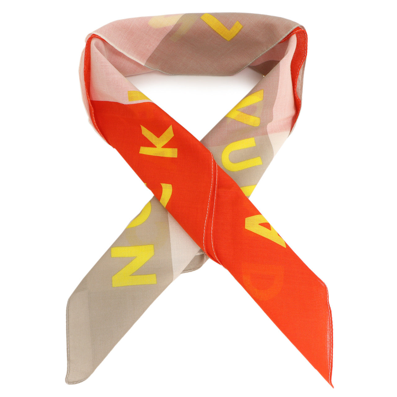 Exclusive Louis Vuitton Cotton New Zealand Cup Bandana — Front View