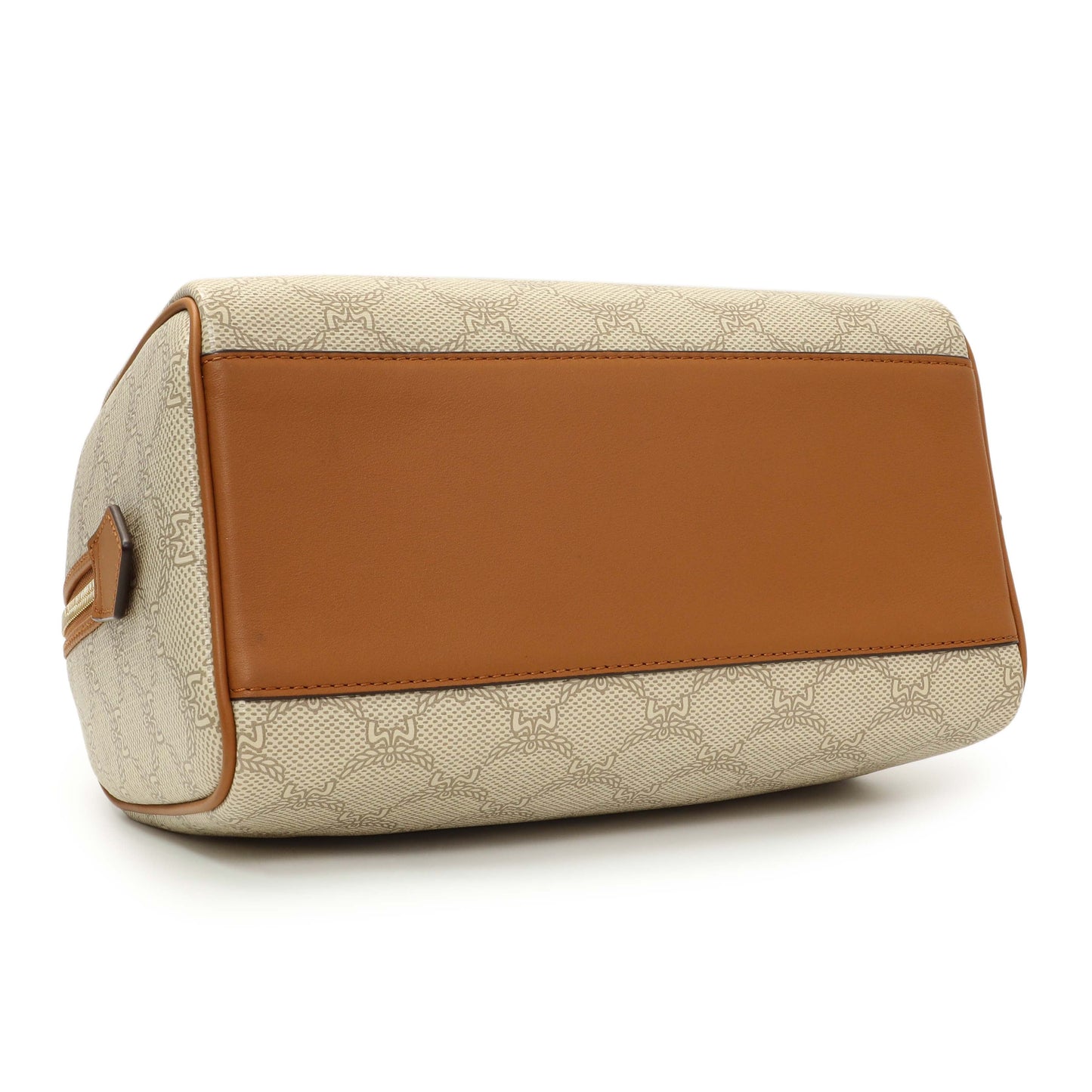 Exclusive MCM Lauretos Monogram Ella Boston Bag — Back View