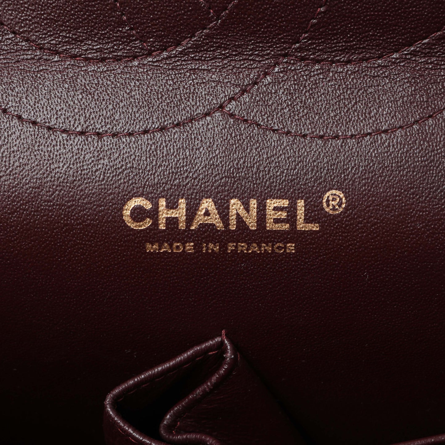 Exclusive Chanel Black Lambskin Quilted Jumbo Double Flap — Alternate View 9