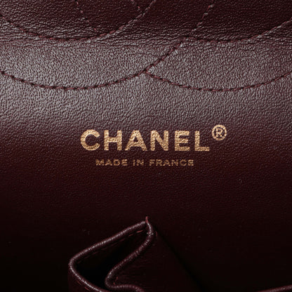 Exclusive Chanel Black Lambskin Quilted Jumbo Double Flap — Alternate View 9