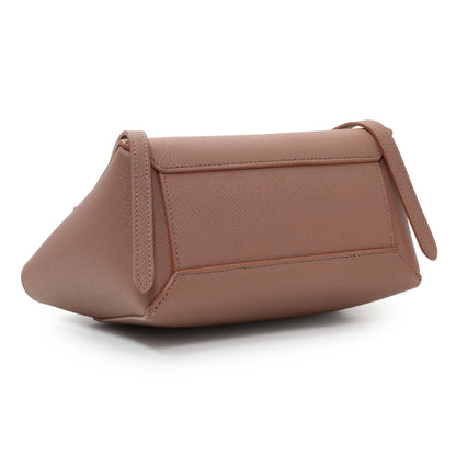 Exclusive Celine Rose Grained Calfskin Nano Belt Bag — Back View