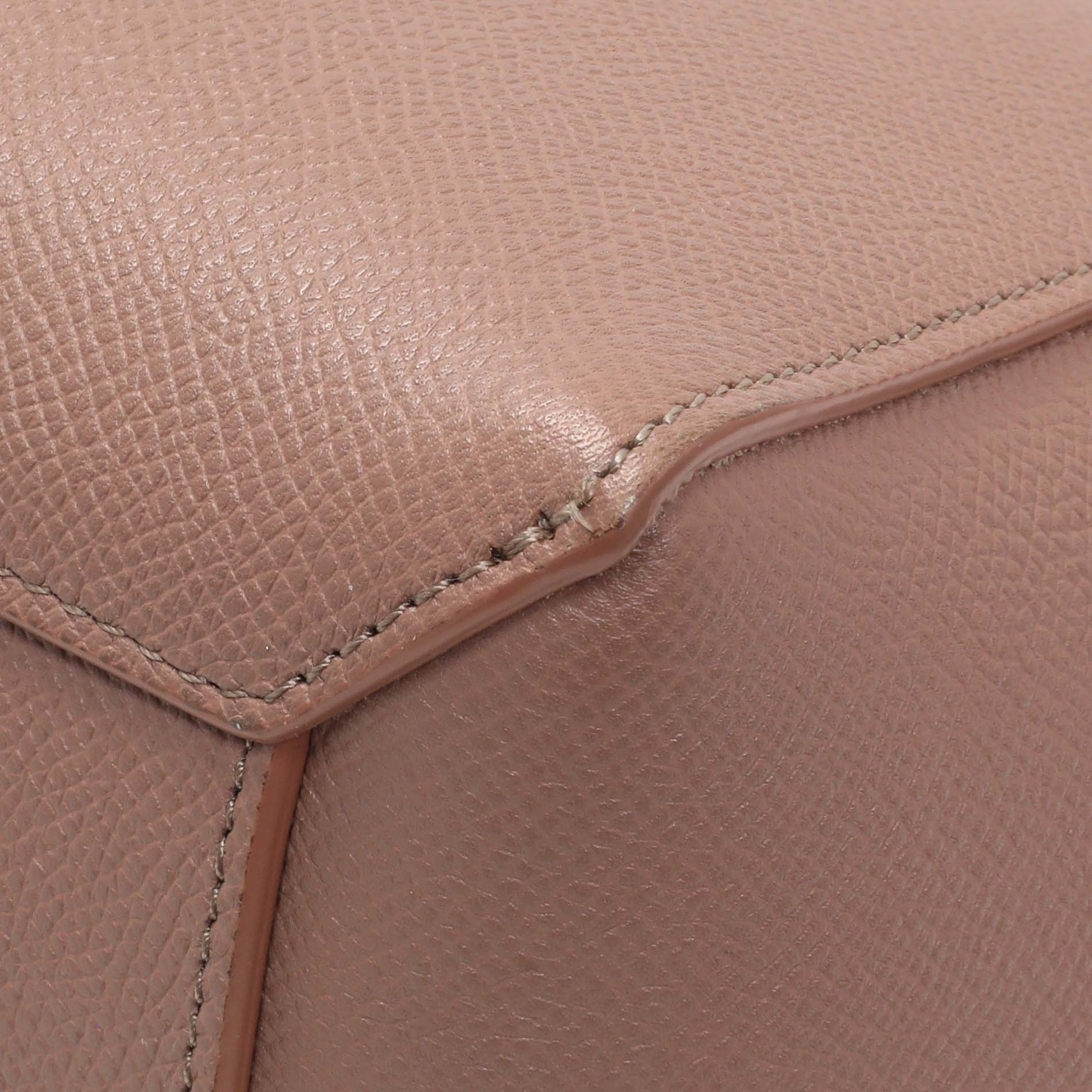 Exclusive Celine Rose Grained Calfskin Nano Belt Bag — Alternate View 7