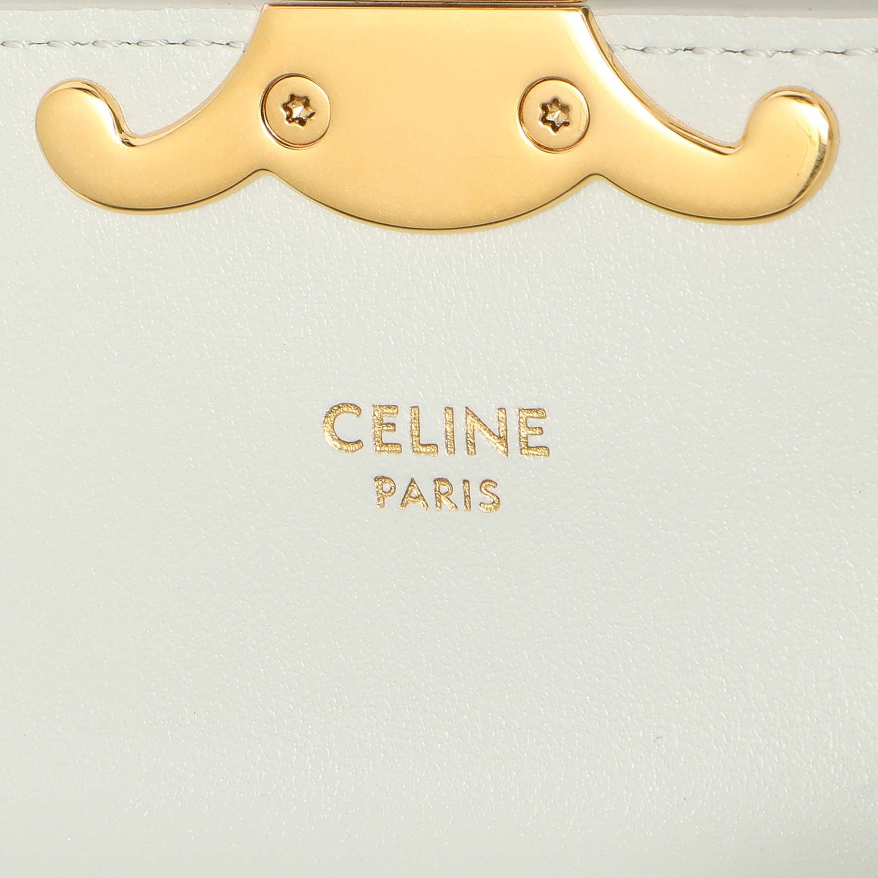 Exclusive Celine Grey Calfskin Mini Claude — Lifestyle View