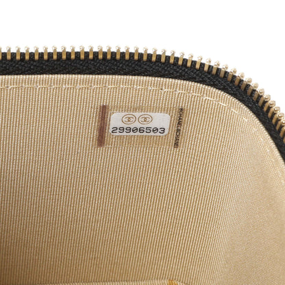 Exclusive Chanel Black Lambskin Mini Pearl Crush Vanity — Lifestyle View