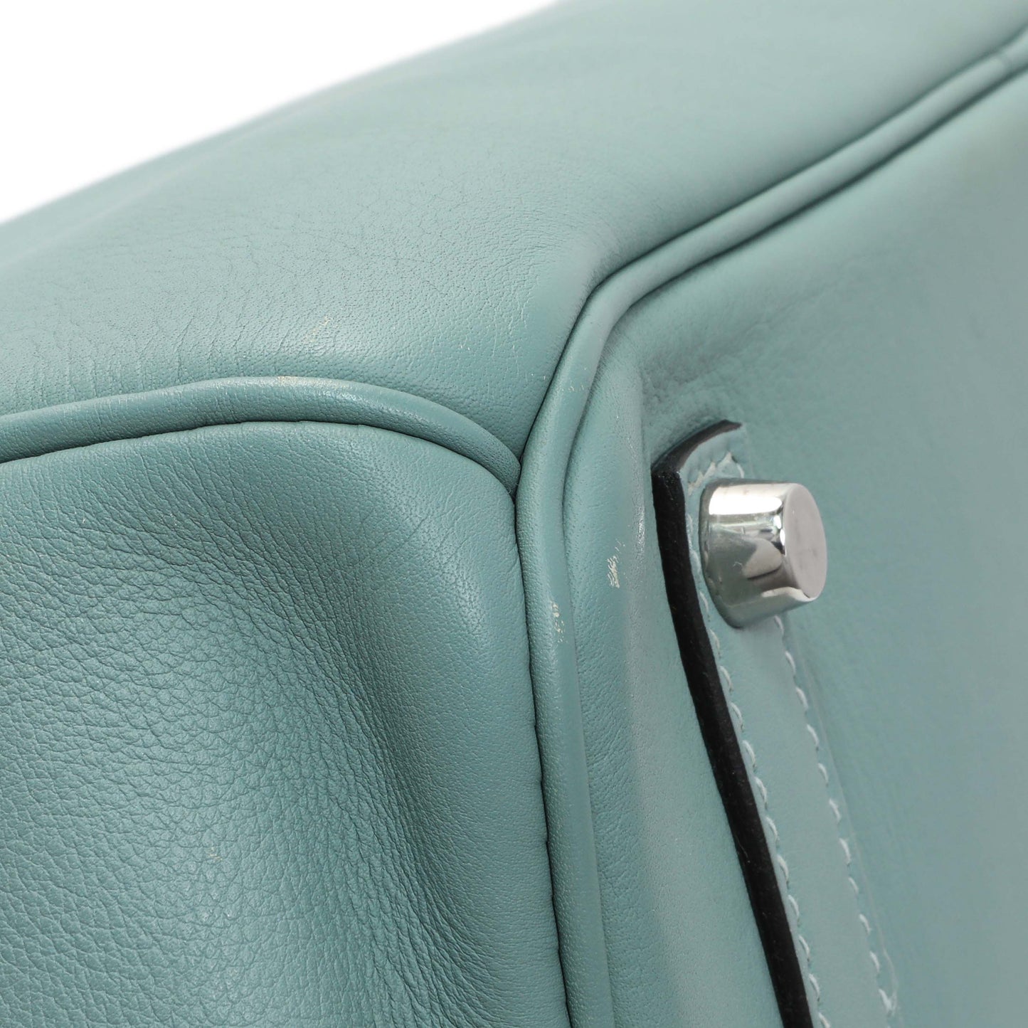 Exclusive Hermes Ciel Swift Birkin 35 — Lifestyle View