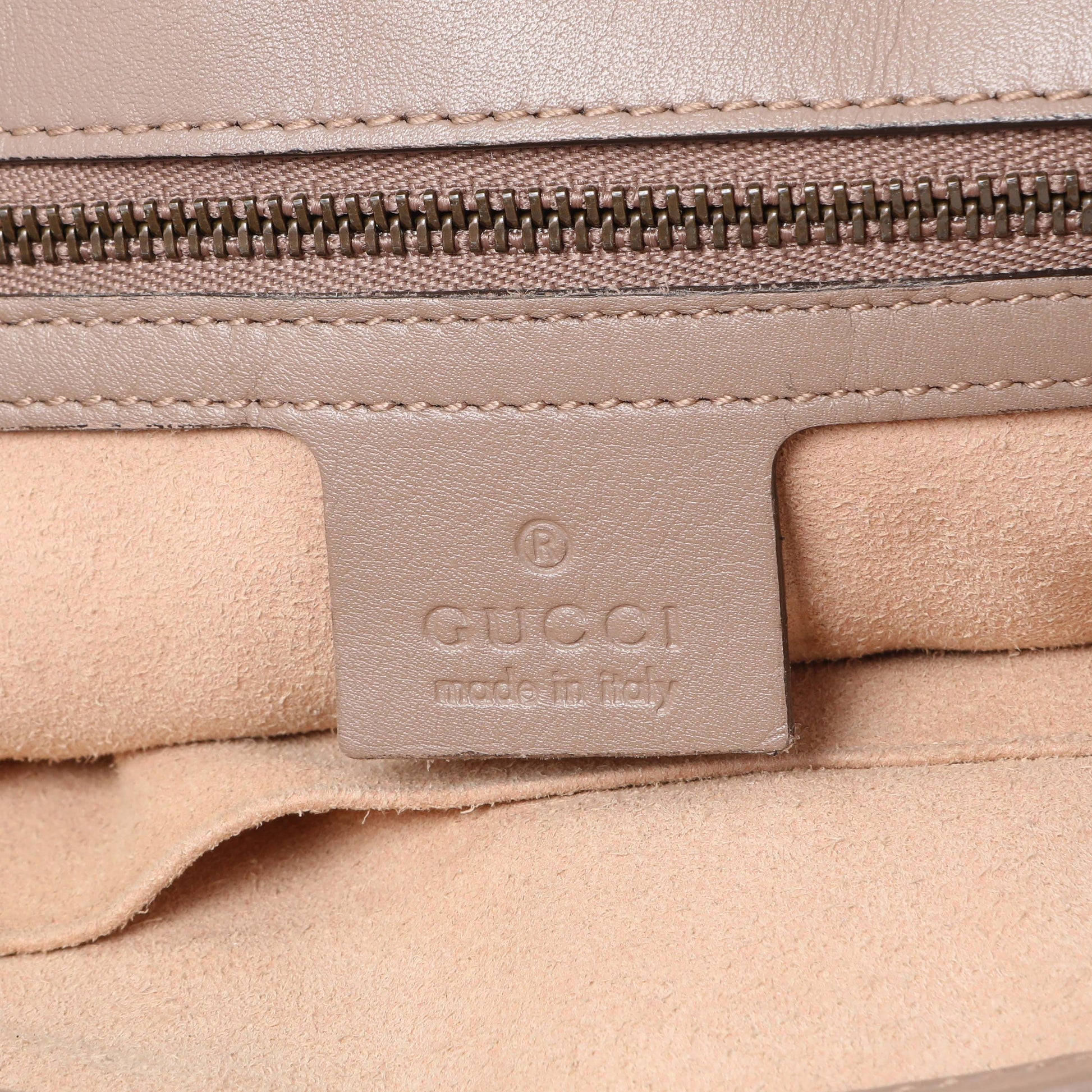 Exclusive Gucci Porcelain Rose Calfskin Matelasse Medium GG Marmont Shoulder Bag — Alternate View 9