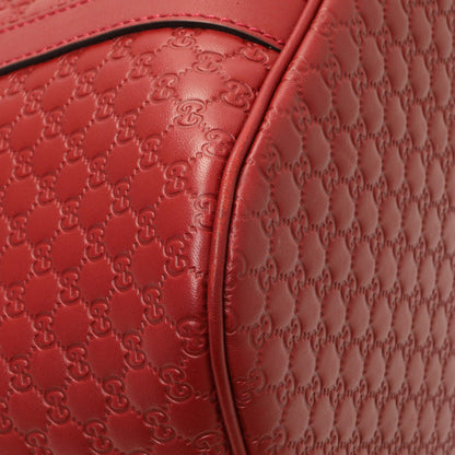 Exclusive Gucci Burgundy Soft Microguccissima Medium Dome Bag — Top View