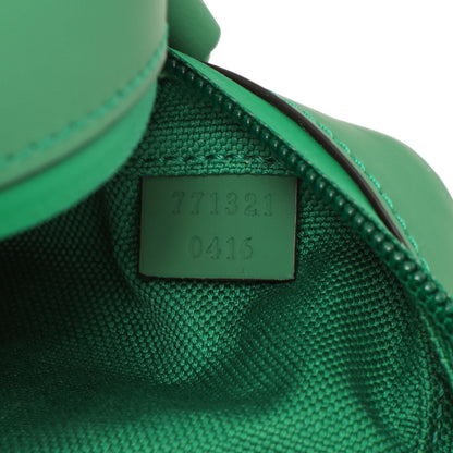 Exclusive Gucci Green Rubber Effect Monogram GG Crossbody Bag — Alternate View 11