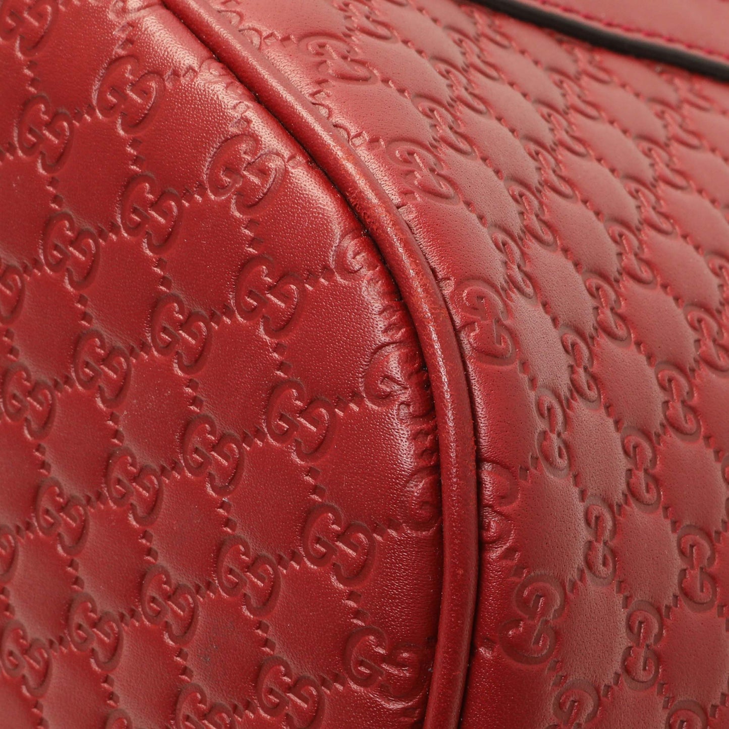 Exclusive Gucci Burgundy Soft Microguccissima Medium Dome Bag — Alternate View 7