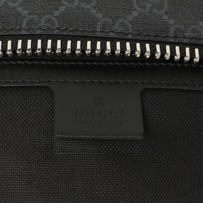 Exclusive Gucci GG Supreme Monogram Web Flat Messenger Bag — Detail View