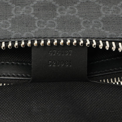 Exclusive Gucci GG Supreme Monogram Web Flat Messenger Bag — Lifestyle View