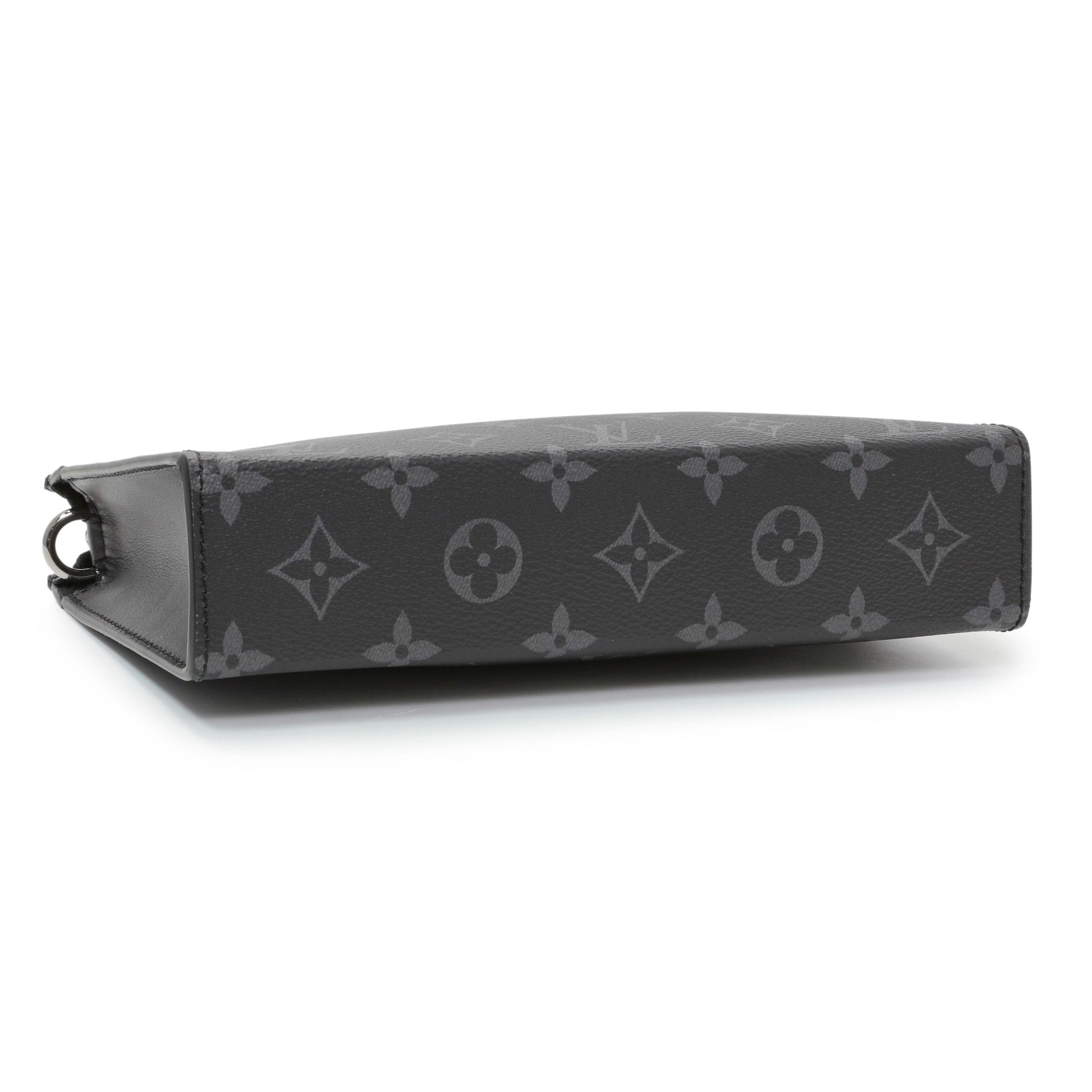 Exclusive Louis Vuitton Monogram Eclipse Gaston Wearable Wallet — Back View