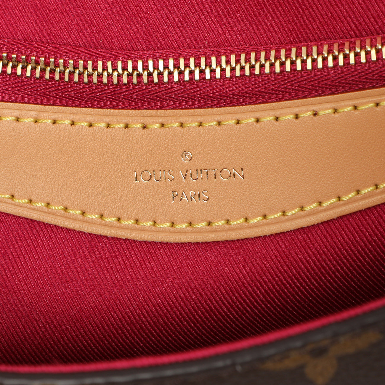 Exclusive Louis Vuitton Fuchsia Monogram Diane — Detail View
