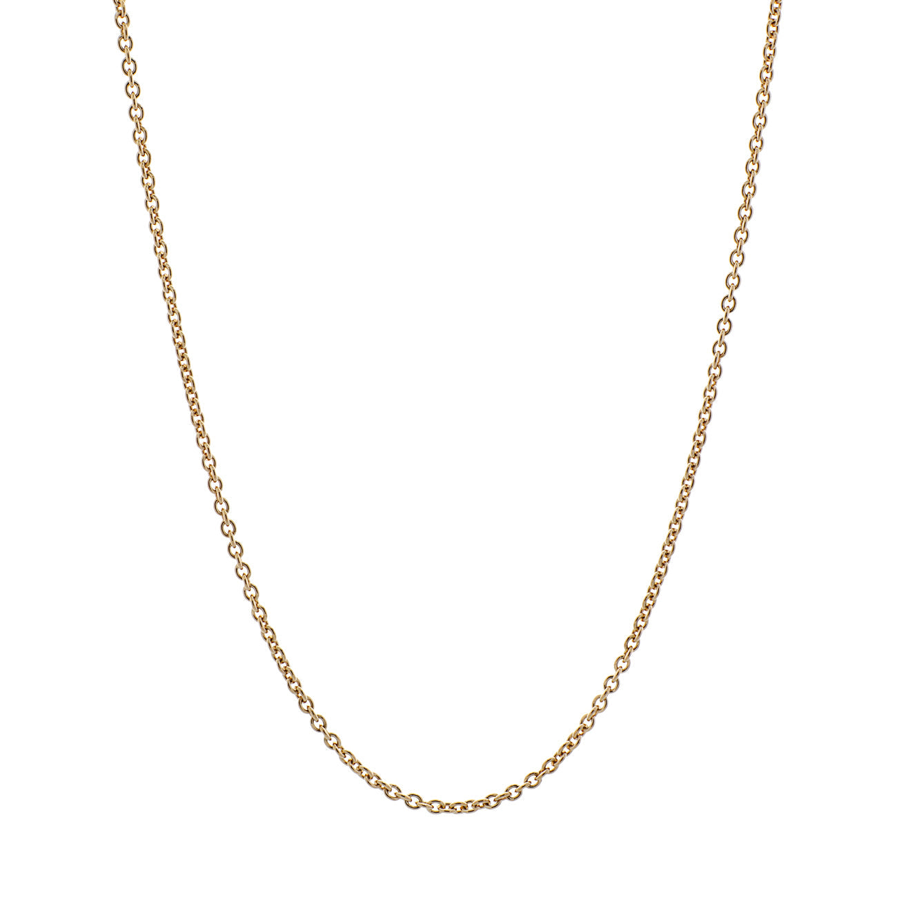 Exclusive Bulgari 18K Yellow Gold Chain Necklace — Front View