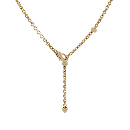 Exclusive Bulgari 18K Yellow Gold Chain Necklace — Side View