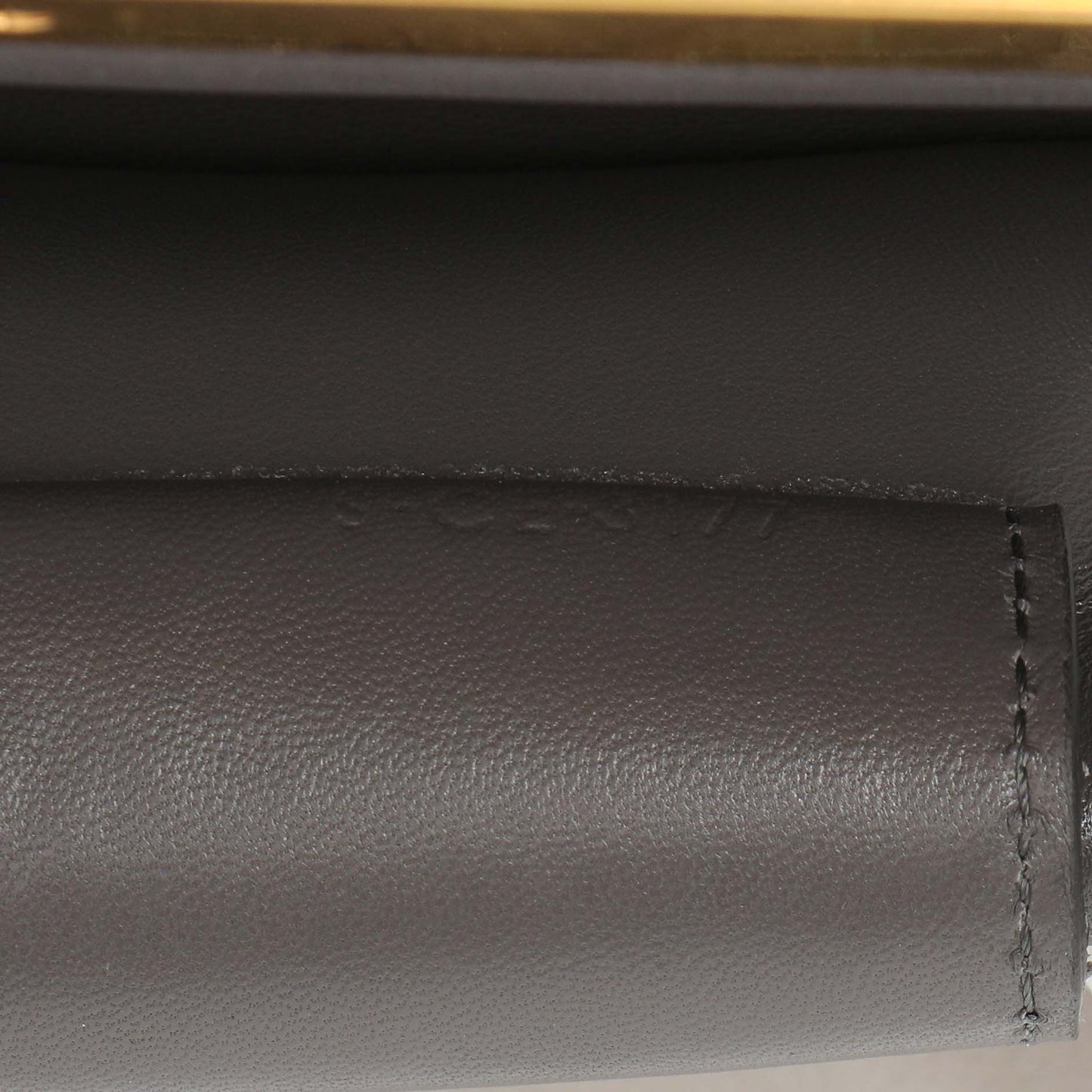 Exclusive Celine Light Grey Smooth Calfskin Mini Clasp Bag — Alternate View 7