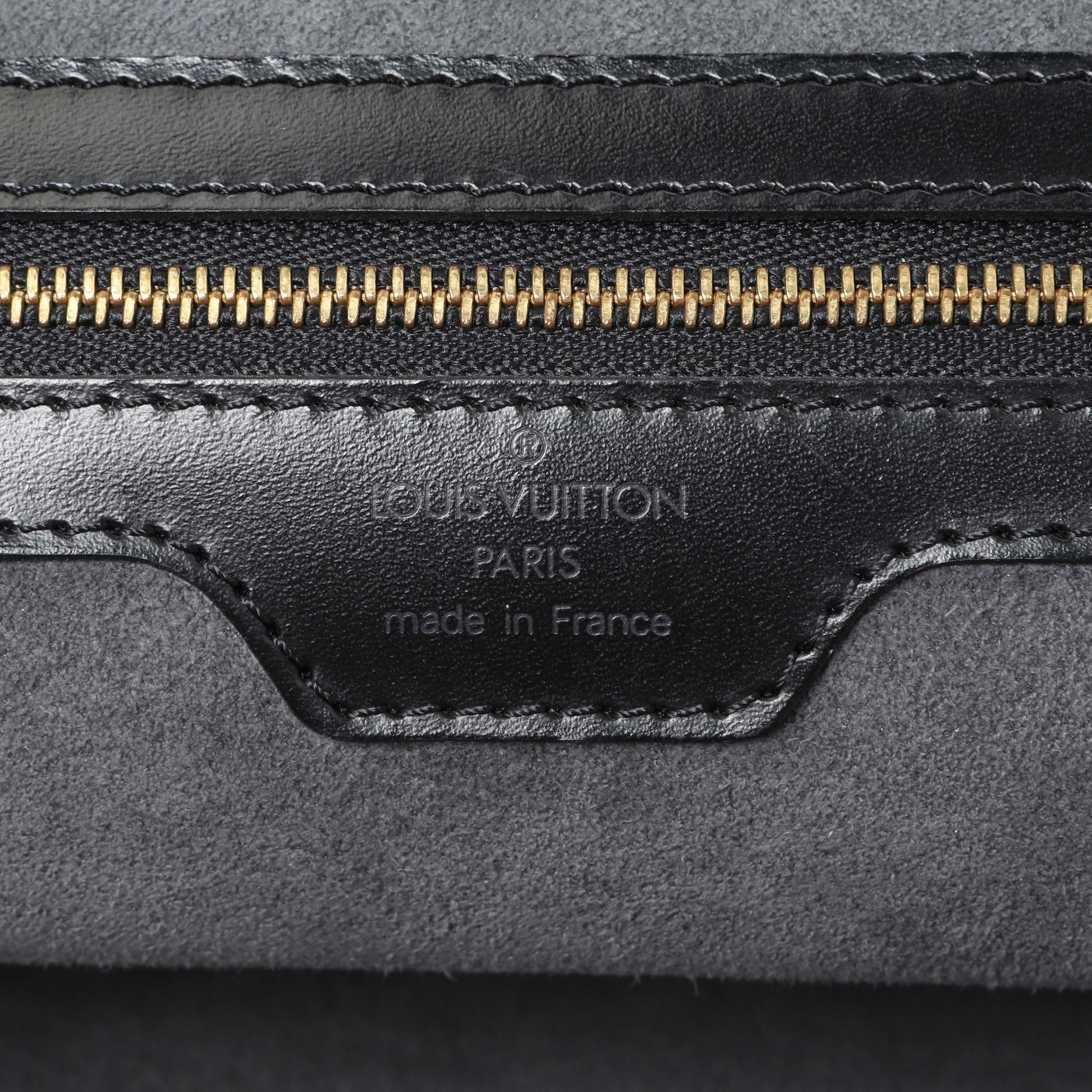 Exclusive Louis Vuitton Black Epi Lussac — Alternate View 9