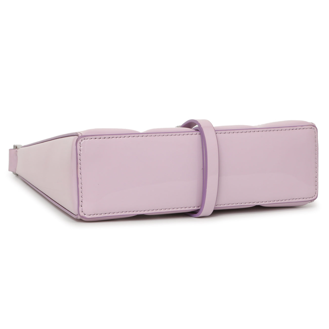 Exclusive Givenchy Lilac Padded Patent Small Cut Out Shoulder Bag — Back View