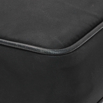 Exclusive Prada Black Re-Nylon Messenger Bag — Top View