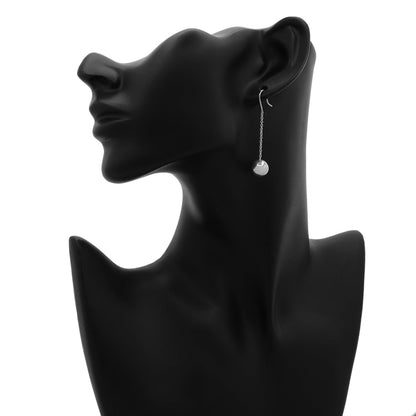 Exclusive Tiffany & Co. Sterling Silver HardWear Ball Drop Earrings — Back View