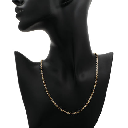 Exclusive Bulgari 18K Yellow Gold Chain Necklace — Back View