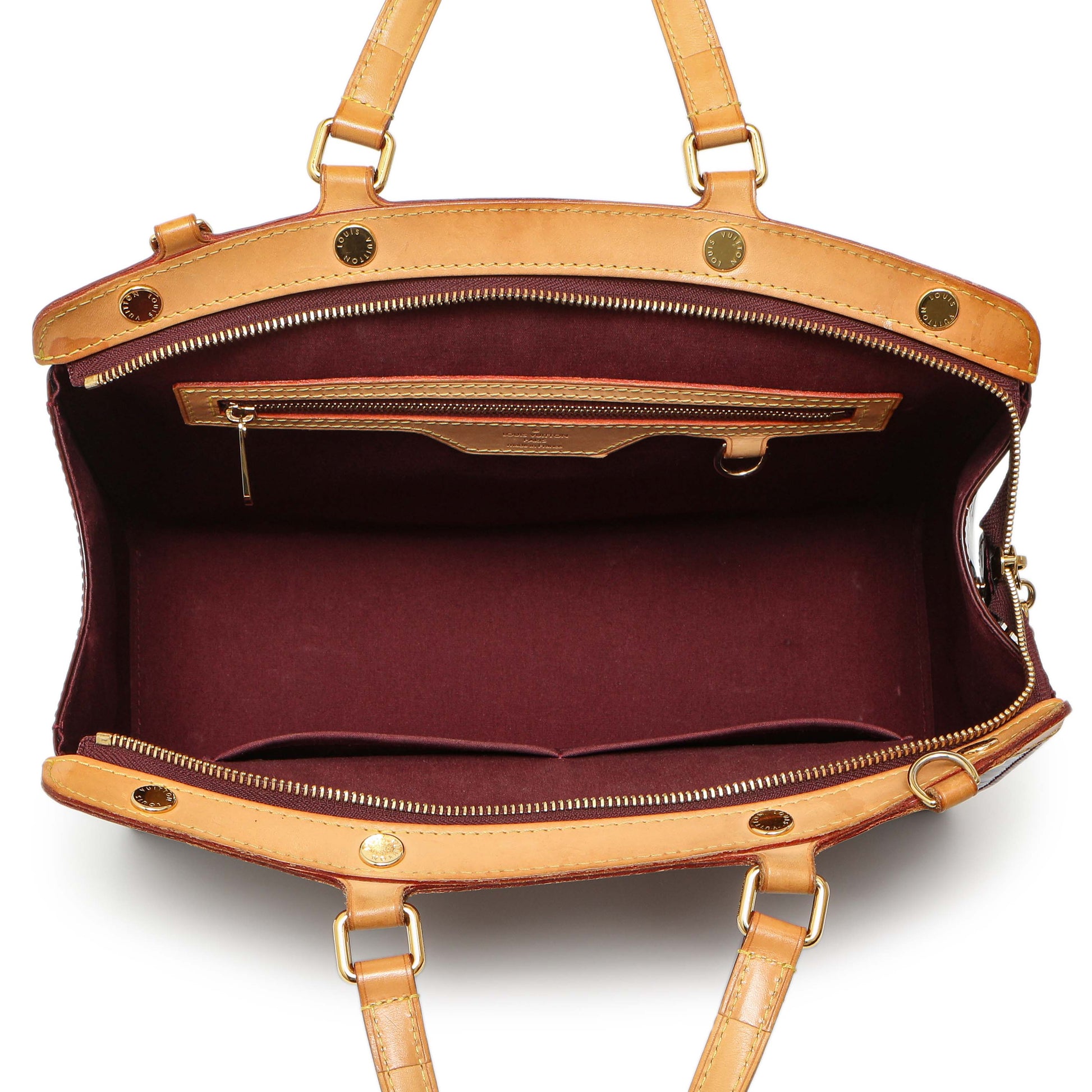 Exclusive Louis Vuitton Rouge Fauviste Vernis Brea MM — Alternate View 8
