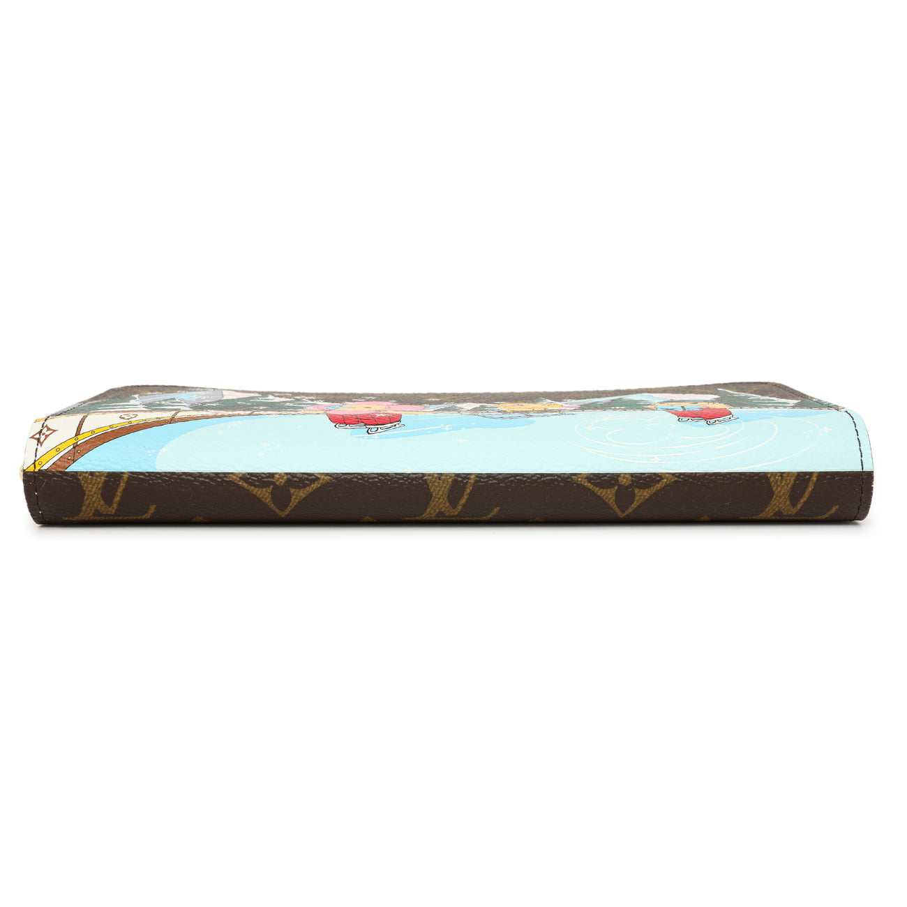 Exclusive Louis Vuitton 2023 Christmas Animation Zippy Wallet — Back View