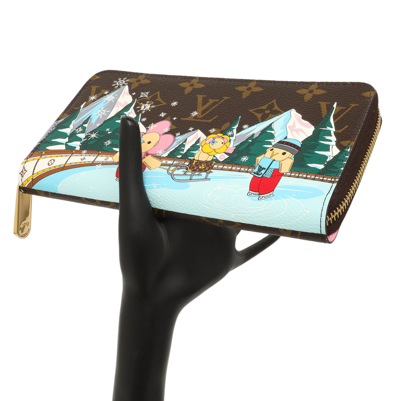 Exclusive Louis Vuitton 2023 Christmas Animation Zippy Wallet — Lifestyle View