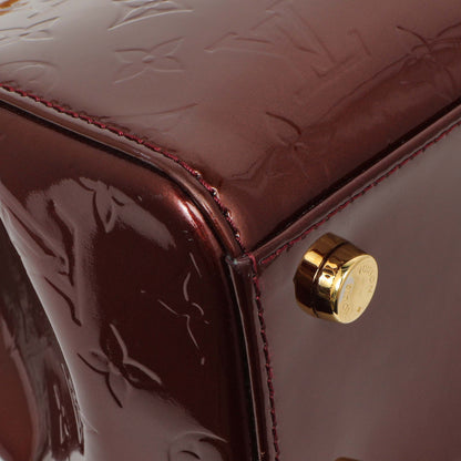 Exclusive Louis Vuitton Rouge Fauviste Vernis Brea MM — Top View