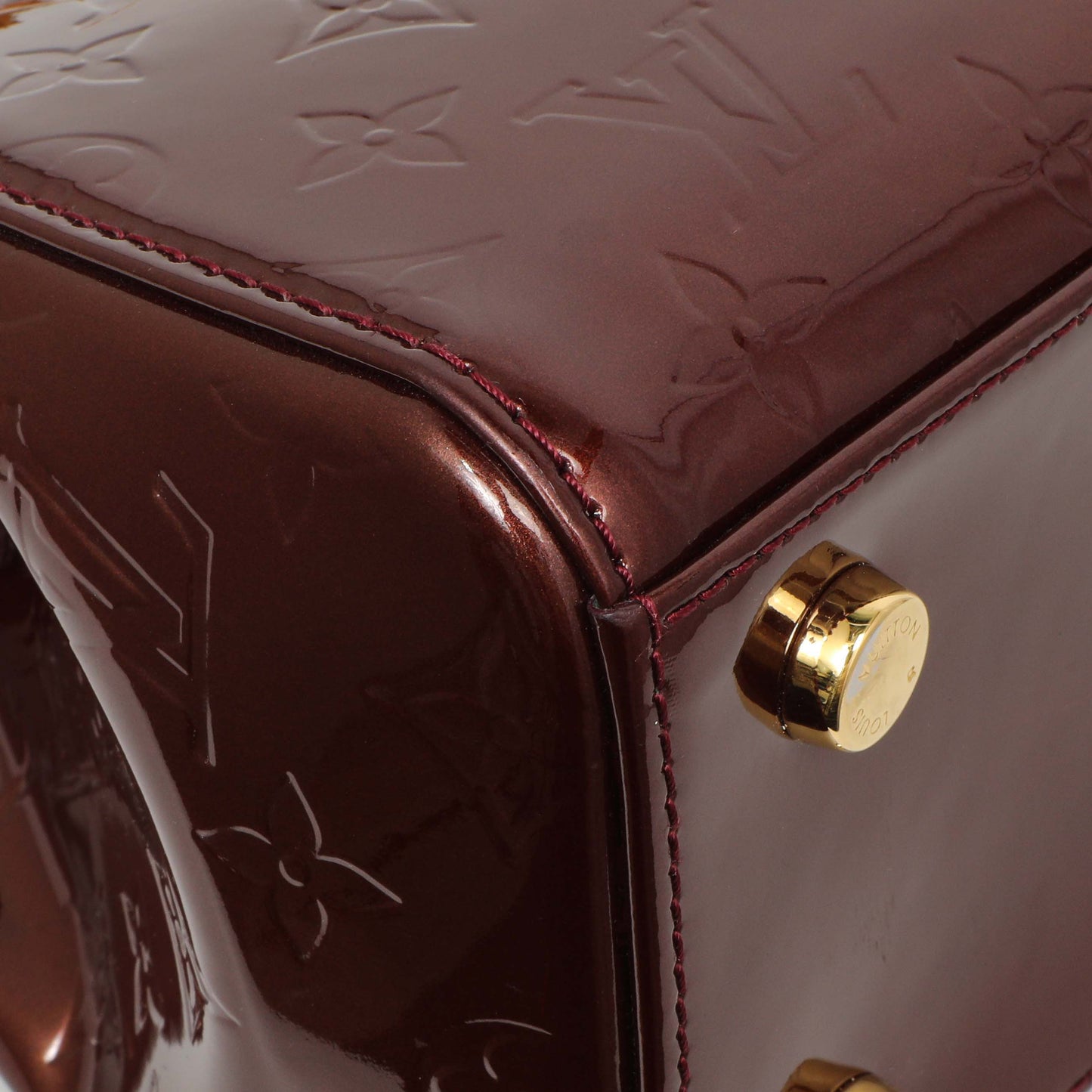 Exclusive Louis Vuitton Rouge Fauviste Vernis Brea MM — Lifestyle View