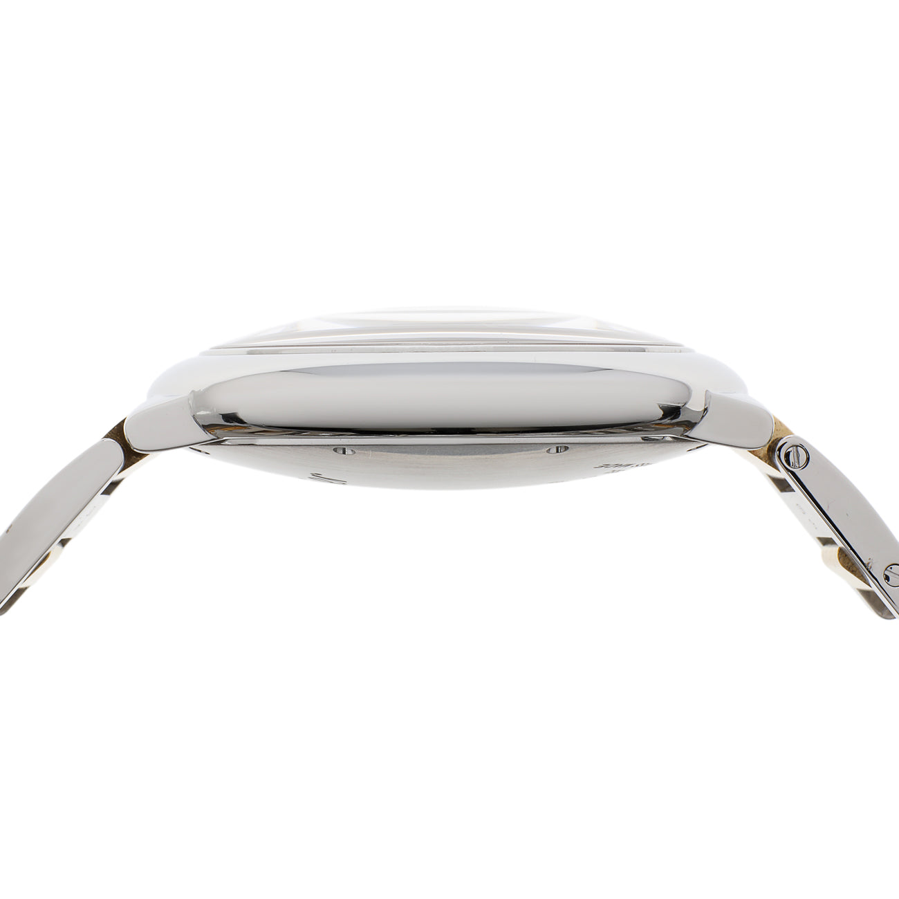 Exclusive Cartier Stainless Steel 18K Yellow Gold Ballon Bleu 42mm Automatic W69009Z3 — Back View
