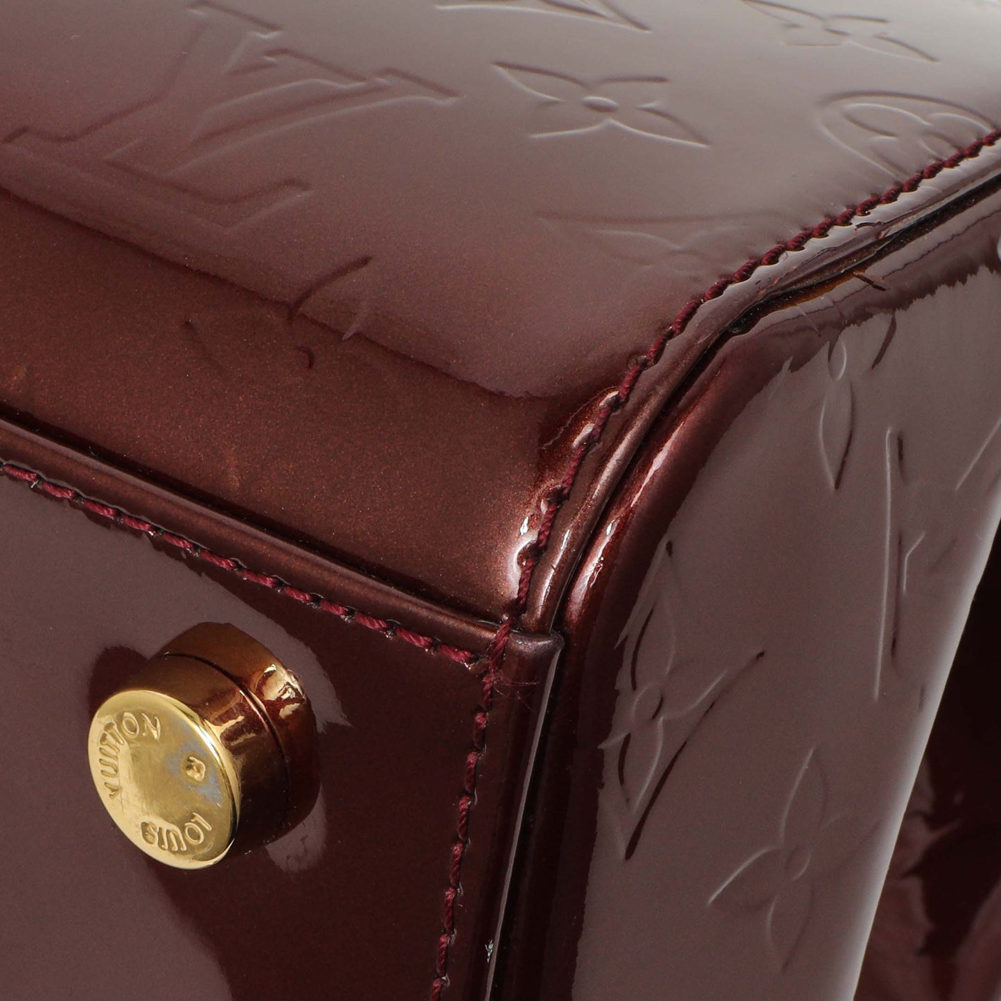 Exclusive Louis Vuitton Rouge Fauviste Vernis Brea MM — Alternate View 7